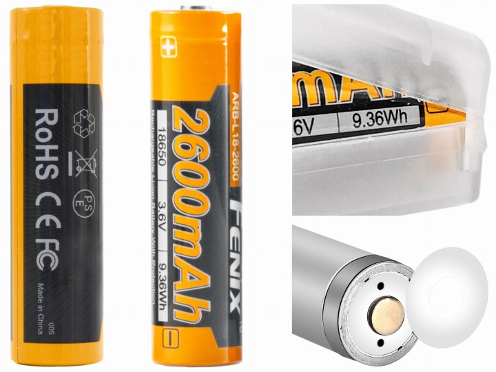 Akumulator Fenix ARB-L18 (18650 2600 mAh 3,6V)-8 302