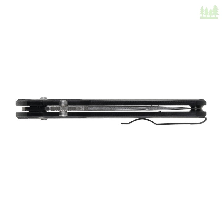 Nóż składany KNIVESPL The First Sandvik 14C28N, czarne G10, Stonewashed/Satin-4 3597 