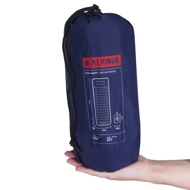 Materac Alpinus Decin granatowy-5 3679 