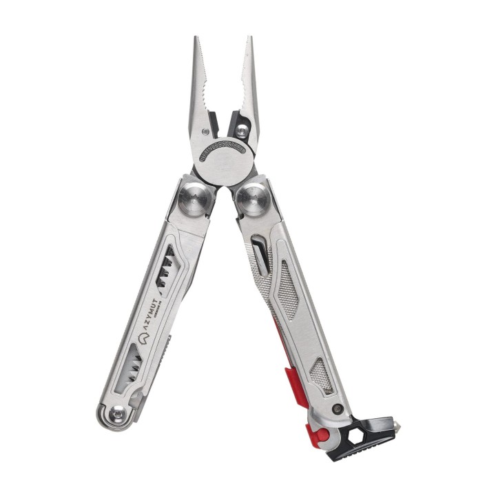 Multitool Azymut Giewon FS - 19 narzędzi, krzesiwo + gwizdek + kabura do pasa-2 3682 