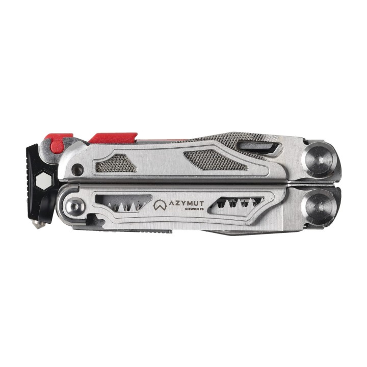 Multitool Azymut Giewon FS - 19 narzędzi, krzesiwo + gwizdek + kabura do pasa-4 3682 