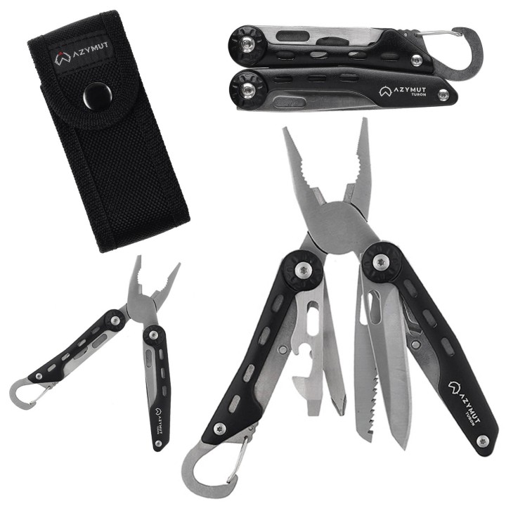 Multitool Azymut Turon z kaburą i karabińczykiem-9 3701 