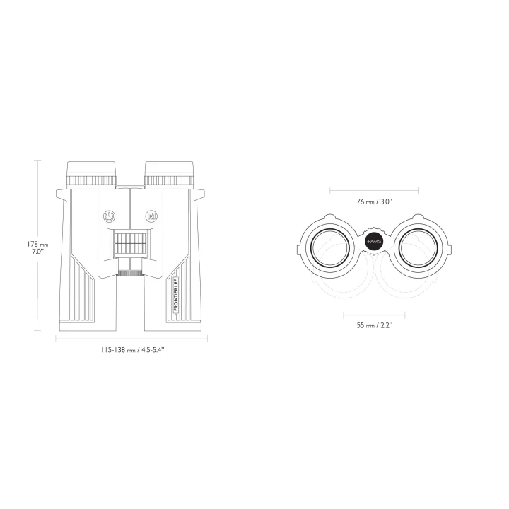 Lornetka z dalmierzem Hawke Frontier LRF 2300 10x42-5 3745 