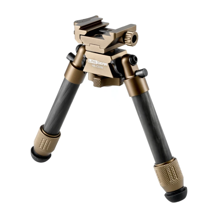 Bipod karbonowy Linko Gear HB-C02M na picatinny i ARCA brązowy-1 3753 