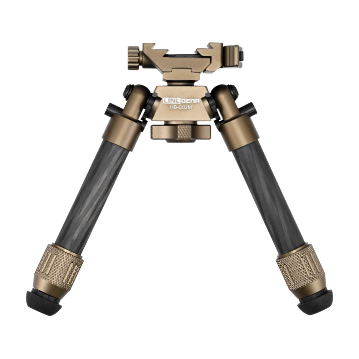 Bipod karbonowy Linko Gear HB-C02M na picatinny i ARCA brązowy-3 3753 