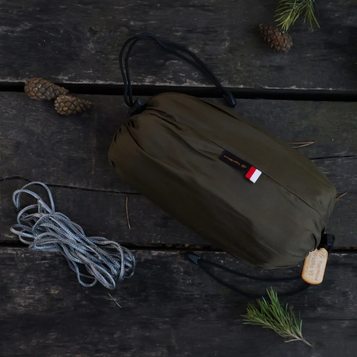 Hamak TigerWood Ważka V1 z moskitierą Pocket, khaki-4 3776 