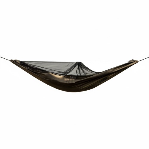 Hamak TigerWood Ważka V1 long z moskitierą Pocket, khaki- 3782 