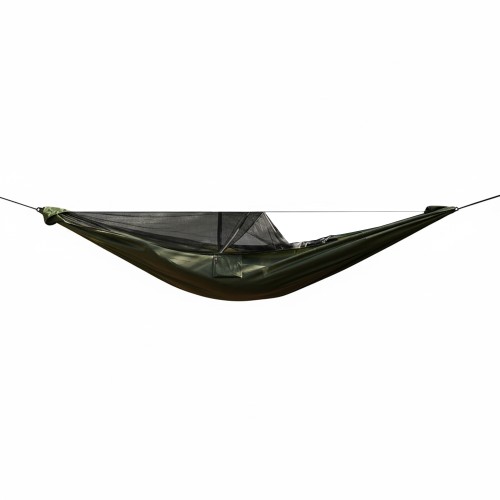 Hamak TigerWood Ważka V1 long z moskitierą Pocket, zielony- 3784 