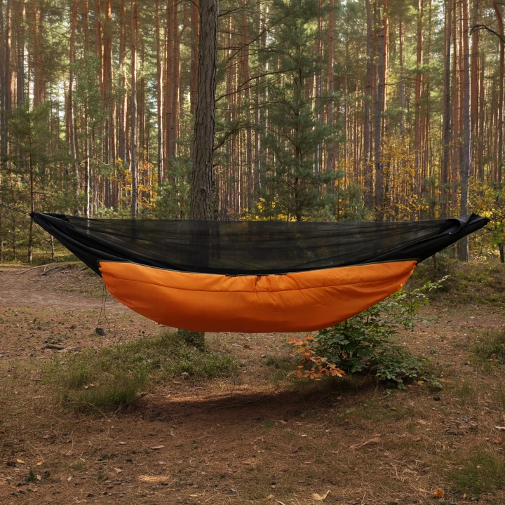 Podpinka TigerWood Underquil Marra Climashield Apex 4.0 230 cm, oliwkowo/pomarańczowa-8 3791 