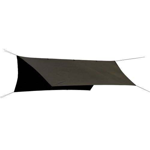 Tarp TigerWood T2 3x4, ciemny khaki/czarny- 3793 