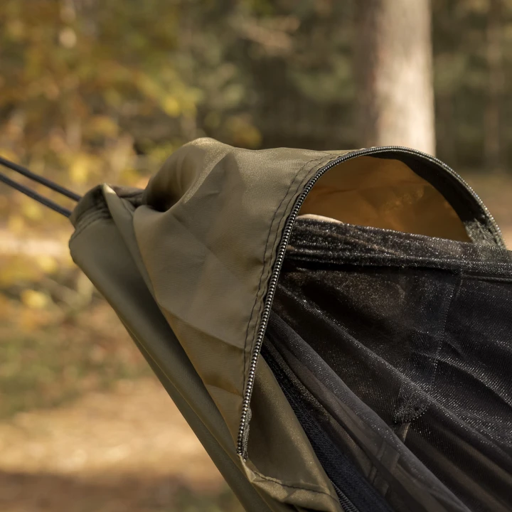 Hamak TigerWood Ważka V2 z moskitierą Pocket, khaki-3 3798 