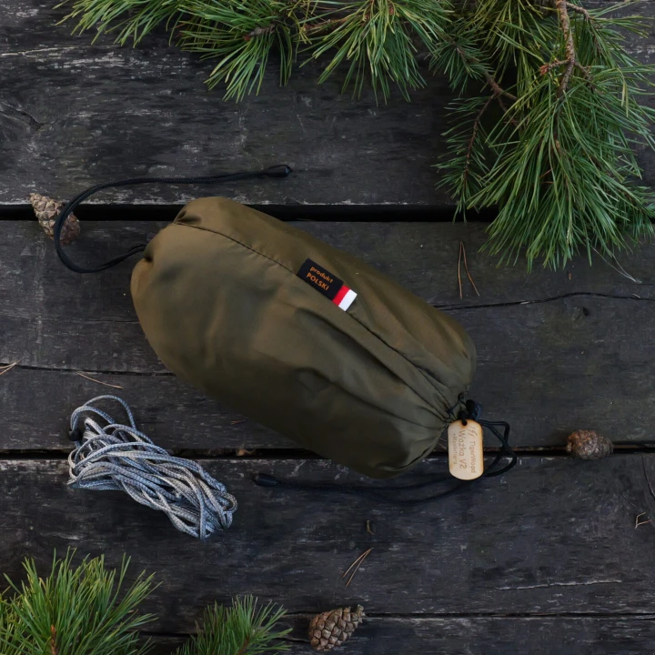 Hamak TigerWood Ważka V2 z moskitierą Pocket, khaki-4 3798 