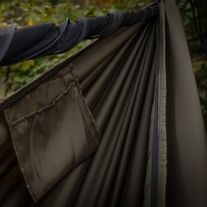 Hamak TigerWood Ważka V2 z moskitierą Double Zip, khaki-2 3799 