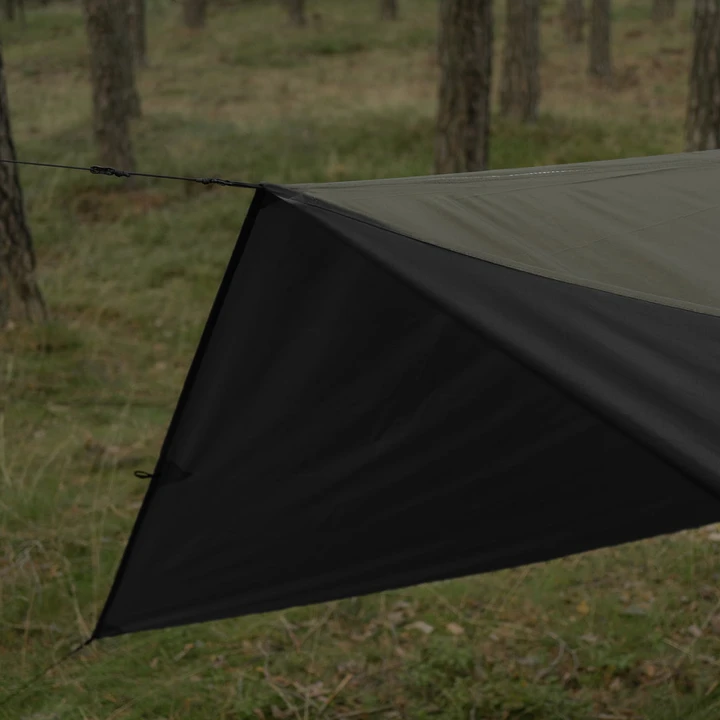 Tarp TigerWood T2 3x4, oliwkowo/czarny-3 3802 