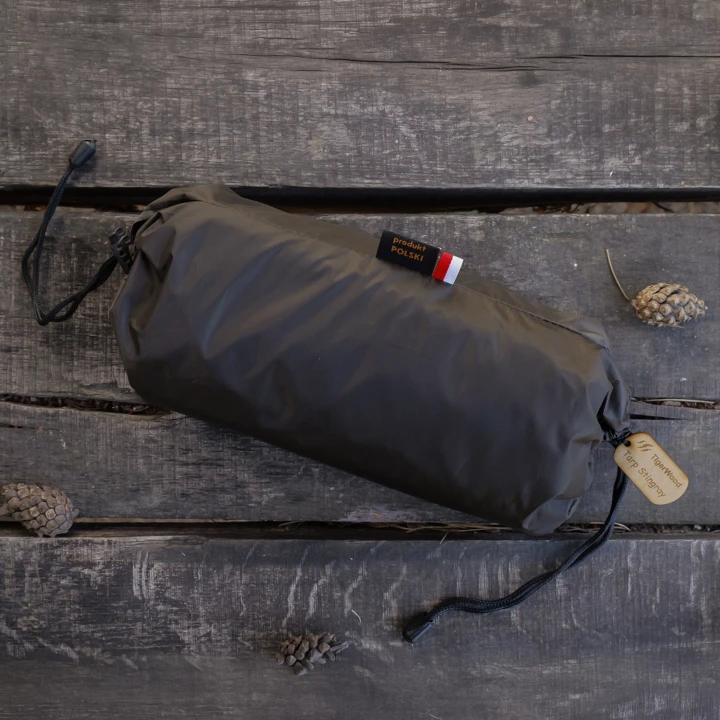 Tarp TigerWood T2 3x3, ciemny khaki/czarny-4 3804 
