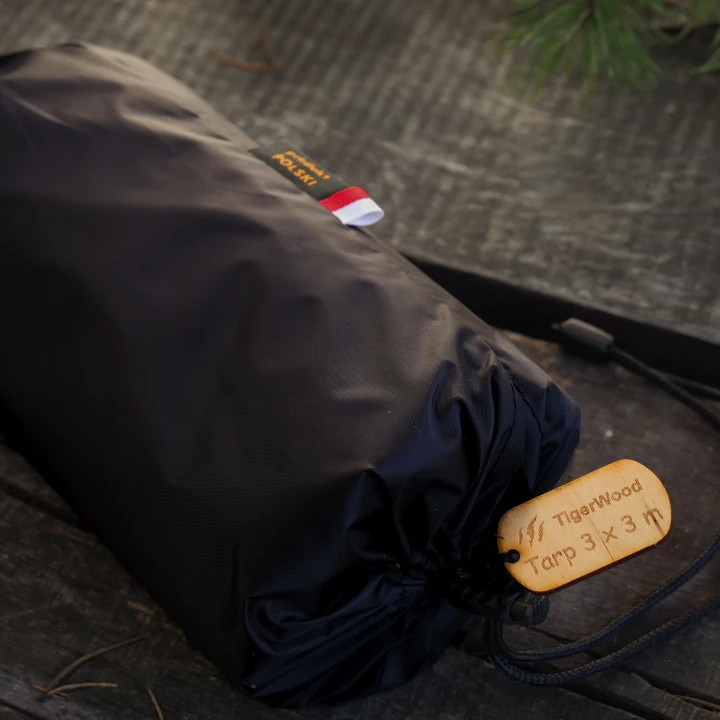 Tarp TigerWood T2 3x3, czarny-4 3806 