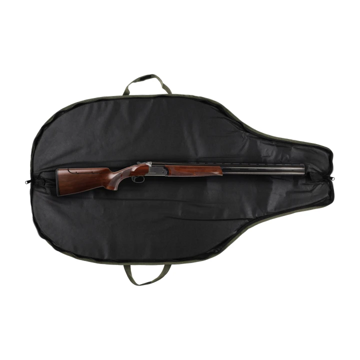 Pokrowiec na broń Forsport 128 cm termo/nokto - oliwkowy, haft czarna głowa jelenia-2 3898 