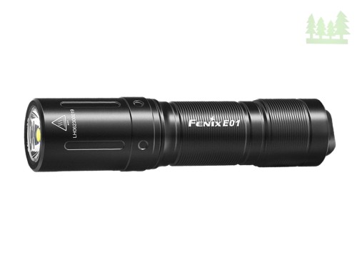 Latarka LED Fenix E01 V2.0 czarna- 107