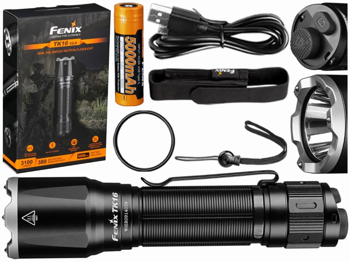 Latarka taktyczna LED Fenix TK16 V2.0 czarna-18 111
