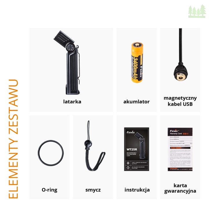Latarka LED Fenix WT25R-8 116