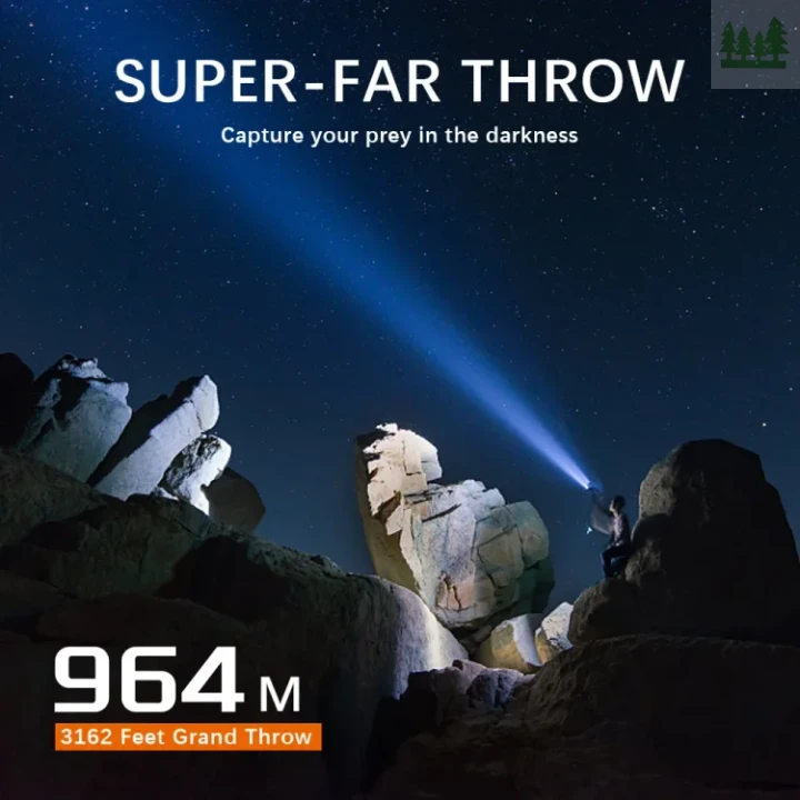 Latarka Sofirn SF26 2000 Lumen Czarna Szperacz 6