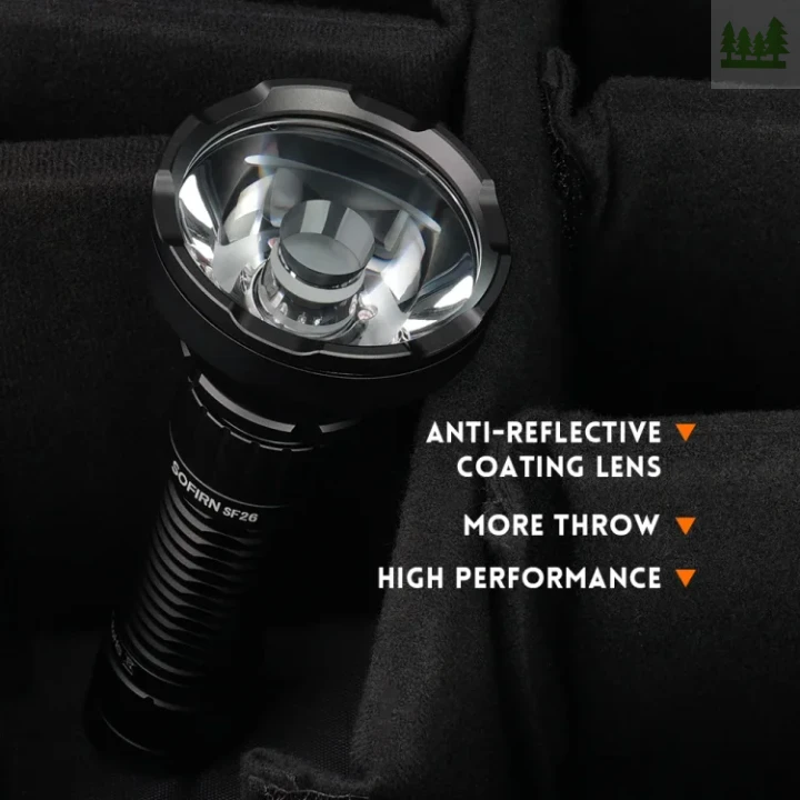 Latarka Sofirn SF26 2000 Lumen Czarna Szperacz 7