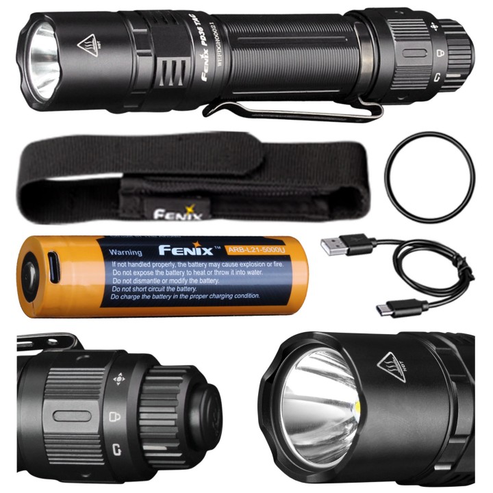 Latarka taktyczna LED Fenix PD36 Tac-8 120