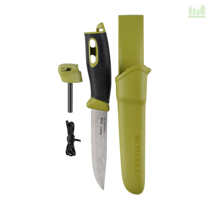 Nóż Morakniv Companion Spark zielony stal nierdzewna-5 910