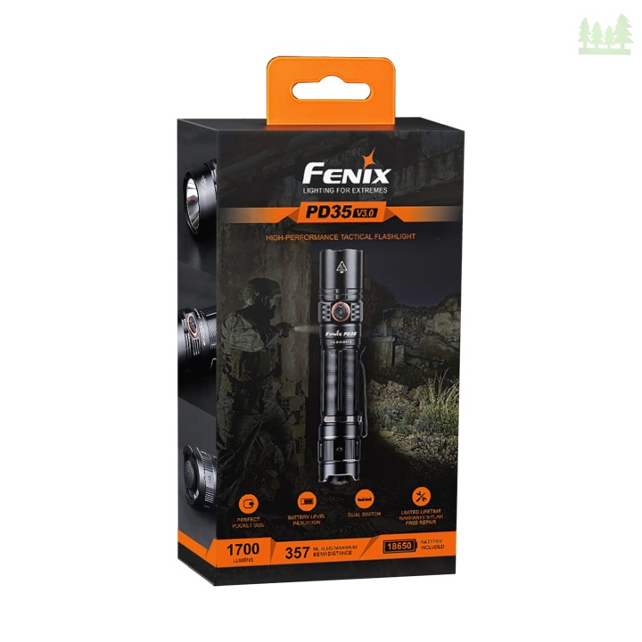 Latarka taktyczna LED Fenix PD35 V3.0 czarna-5 123