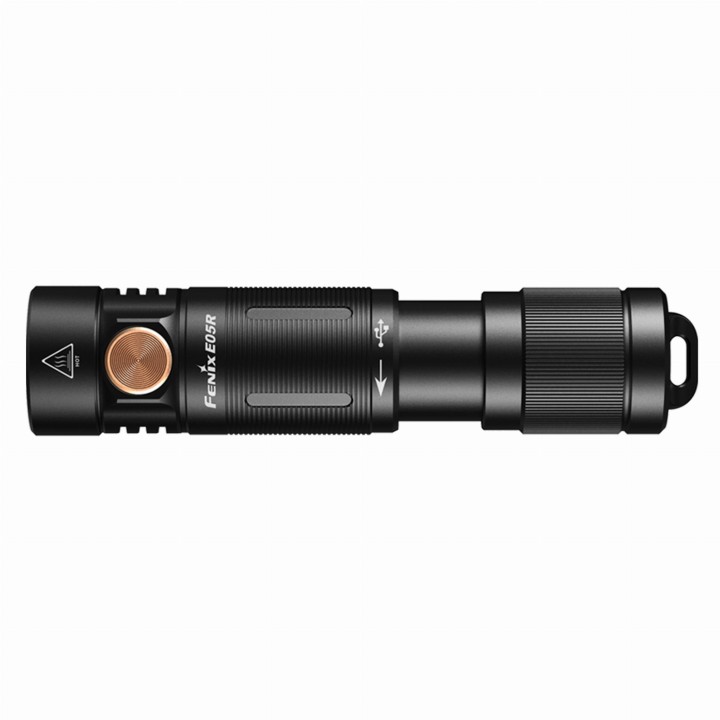 Latarka LED Fenix E05R czarna- 124
