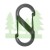 Polimerowy karabinek Nite Ize S-Biner #2  Black Gate czarny- 1020