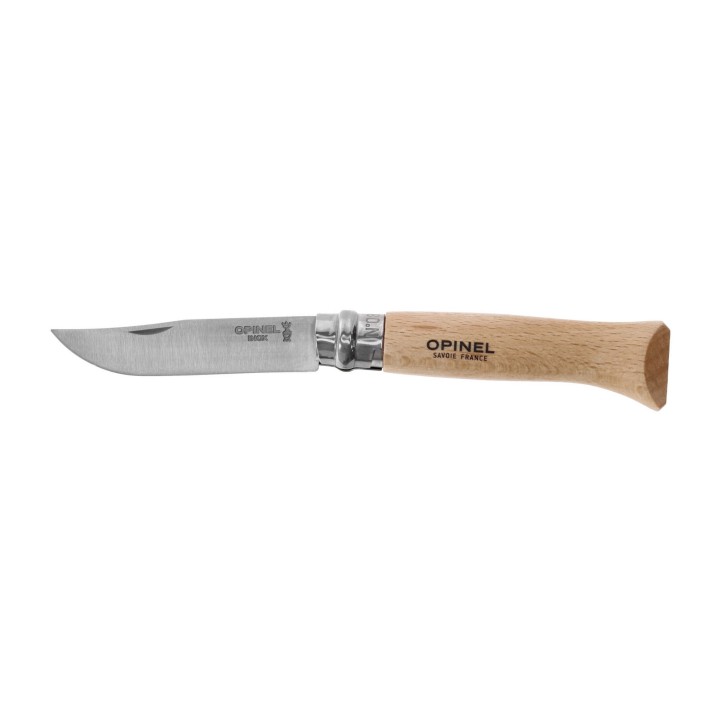 Nóż składany Opinel 8 inox buk- 1035