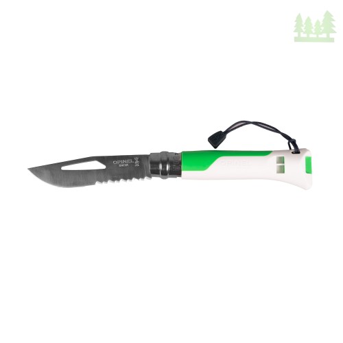 Nóż składany Opinel Outdoor Fluo Green 08- 1069