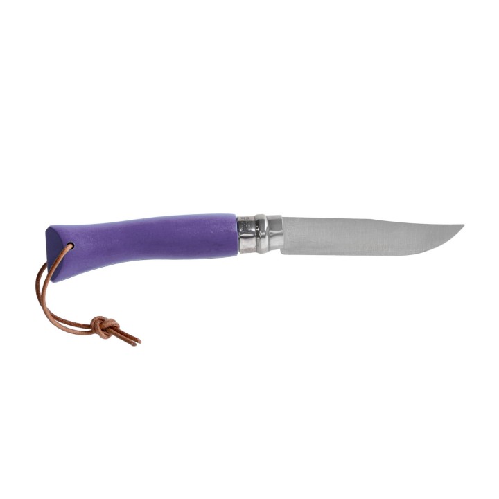 Nóż składany Opinel Colorama 06 inox grab fioletowy-1 1078