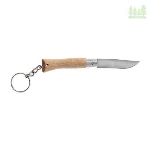 Nóż składany Opinel Colorama 04 brelok inox naturalny-1 1083