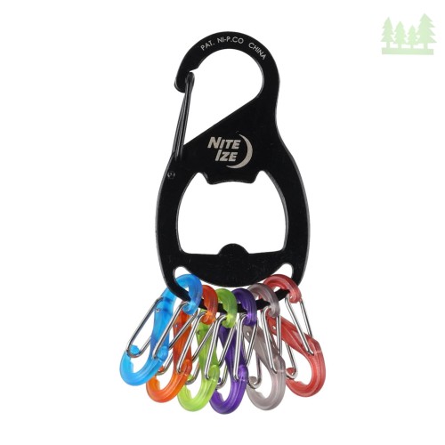 Brelok do kluczy Nite Ize KeyRack+ S-Biner czarny- 1084
