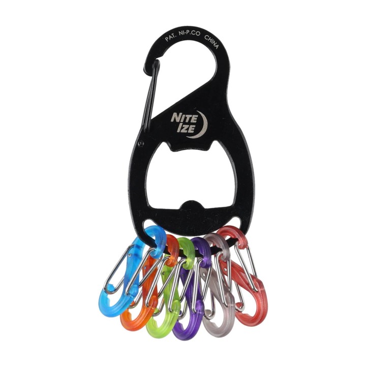 Brelok do kluczy Nite Ize KeyRack+ S-Biner czarny- 1084