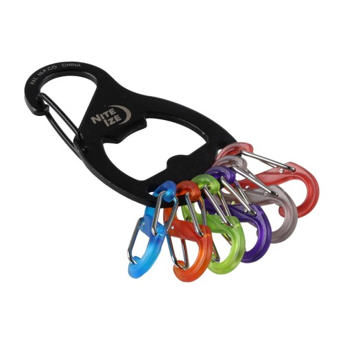 Brelok do kluczy Nite Ize KeyRack+ S-Biner czarny-1 1084