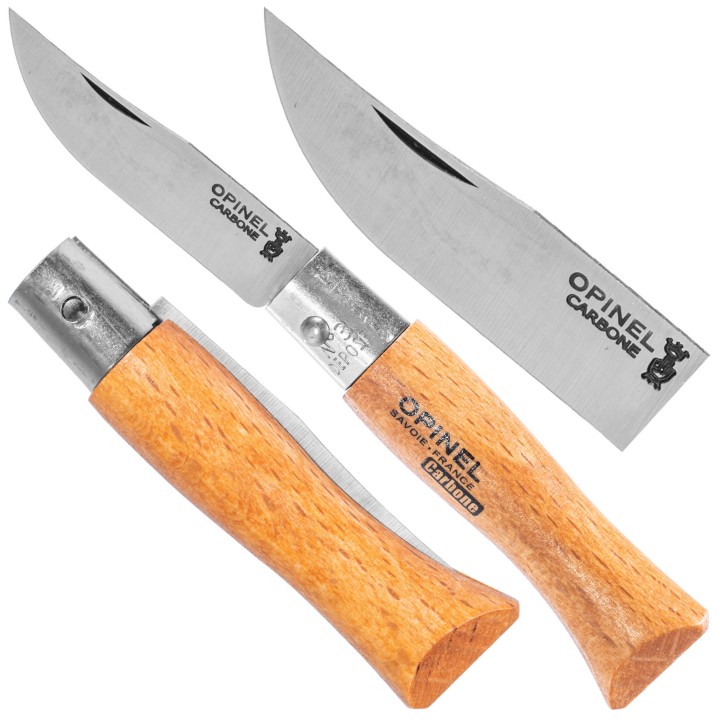 Nóż składany Opinel 3 carbon buk-6 1087