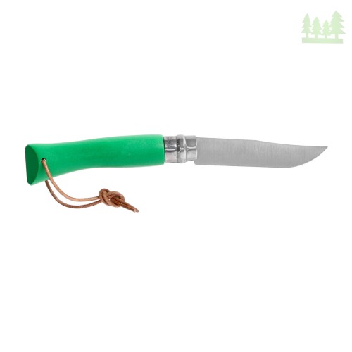 Nóż składany Opinel Colorama 07 inox grab zielony-1 1091