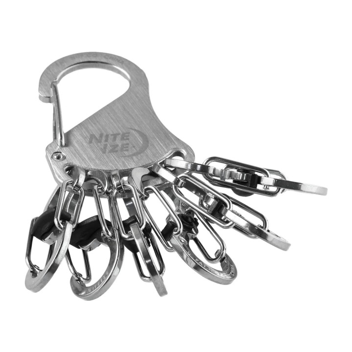Brelok do kluczy Nite Ize S-Biner KeyRack Locker stalowy-1 1094
