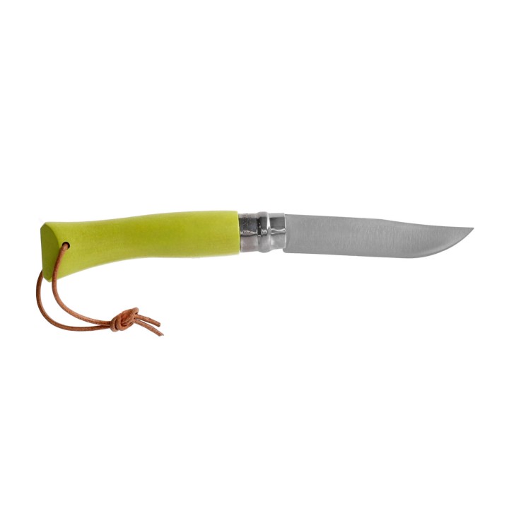 Nóż składany Opinel Colorama 07 inox grab limonkowy-2 1103