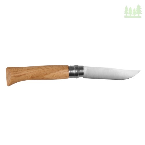 Nóż składany Opinel 8 inox dąb seria Animal - zając-1 1104