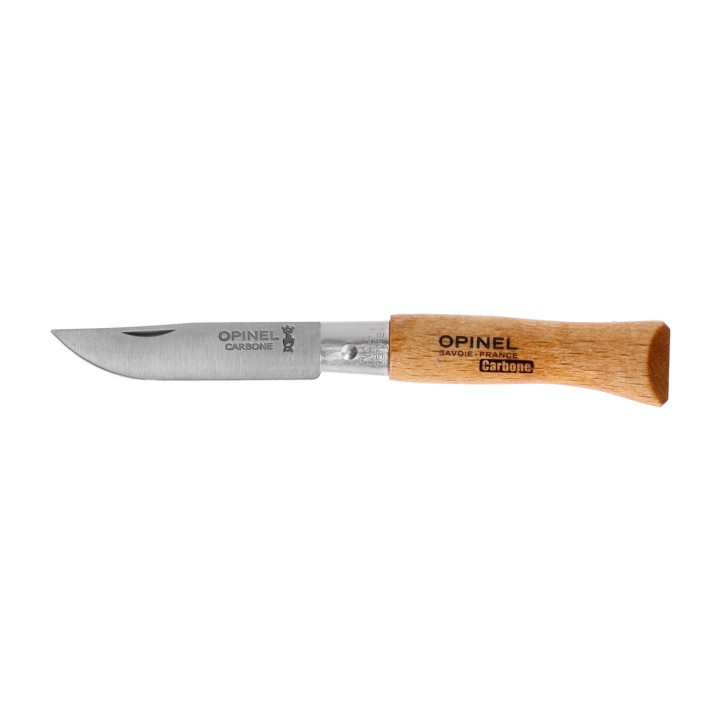 Nóż składany Opinel 4 carbon buk- 1110