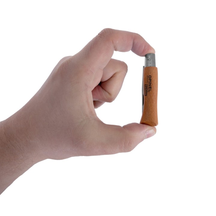 Nóż składany Opinel 4 carbon buk-5 1110
