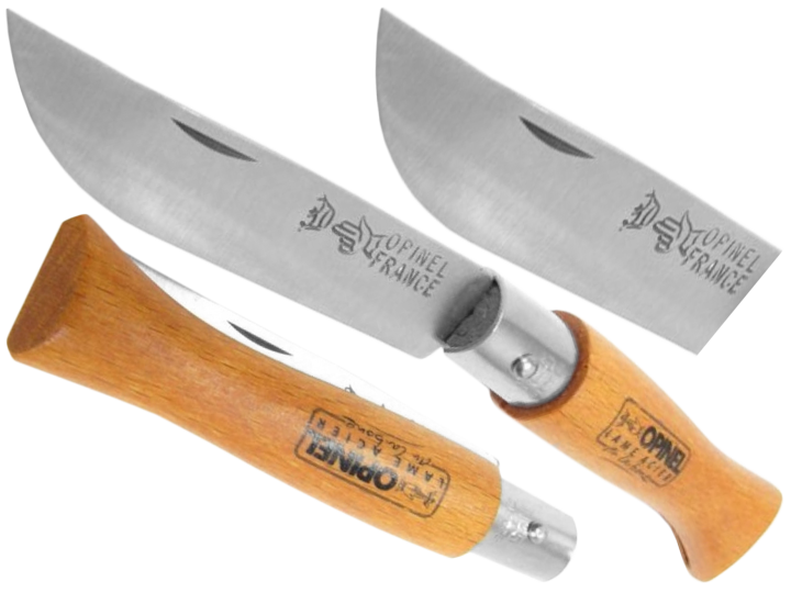 Nóż składany Opinel 4 carbon buk-6 1110