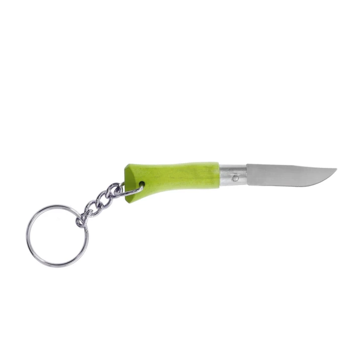 Nóż składany Opinel Colorama 02 brelok inox grab limonkowy-1 1111