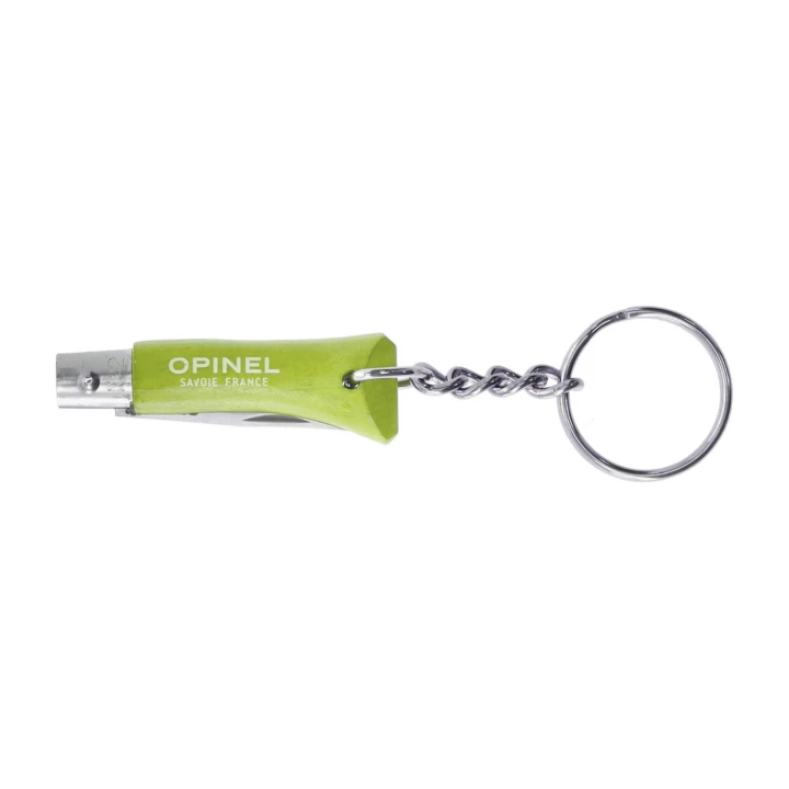 Nóż składany Opinel Colorama 02 brelok inox grab limonkowy-3 1111
