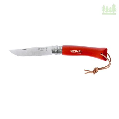 Nóż składany Opinel Colorama 07 inox grab pomarańczowy- 1112