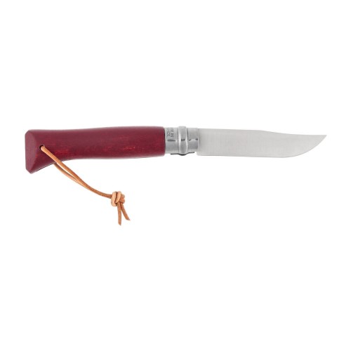 Nóż składany Opinel Colorama 08 inox grab bordowy-1 1113